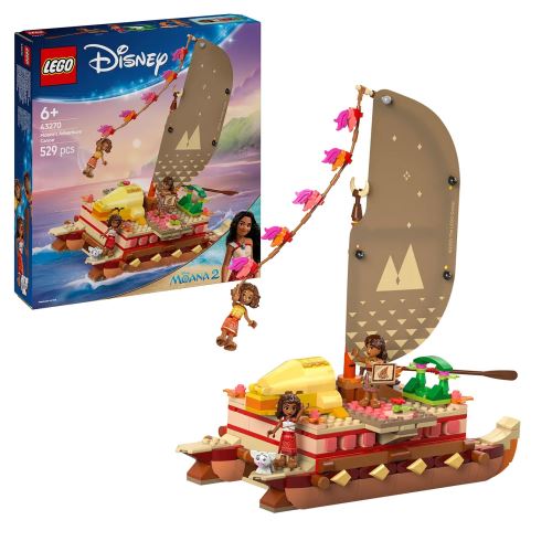LEGO® │ Disney 43270 Приключенското кану на Ваяна