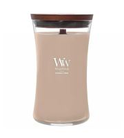 WoodWick Patchouli Créme ароматна свещ с дървен фитил 609,5 гр