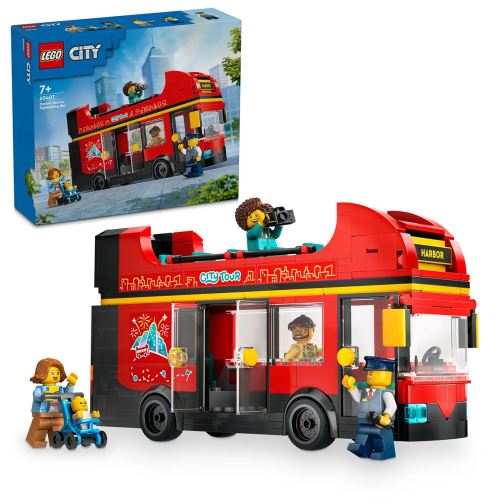 LEGO® City 60407 Червен двуетажен автобус за обиколка