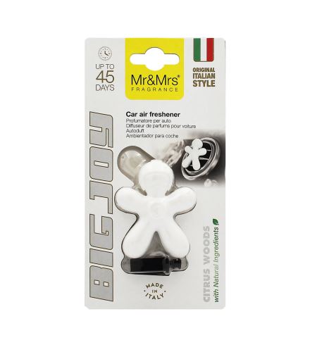Mr&Mrs Fragrance Big Joy Citrus Woods автомобилен аромат