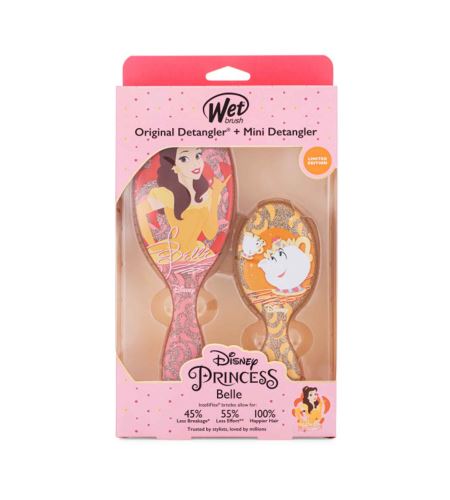 Wet Brush Disney Princess Belle Kit SET (Detangler + Mini Detangler)