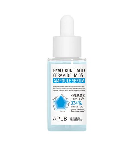 APLB Hyaluronic Acid Ceramide Ha B5 Ampoule Serum хидратиращо ампулно серум 40 мл