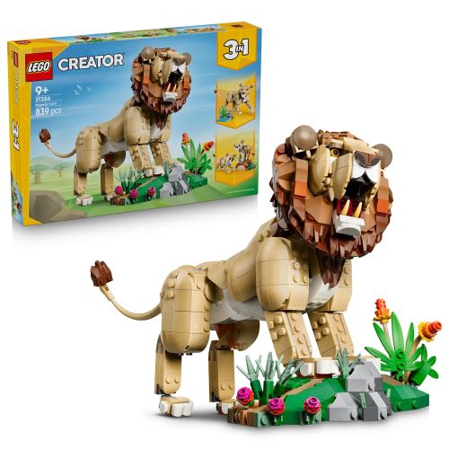 LEGO® Creator 3 в 1 Диви животни: Величествен лъв, играчка 31386