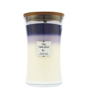 WoodWick Trilogy Evening Luxe ароматна свещ с дървен фитил 609 гр