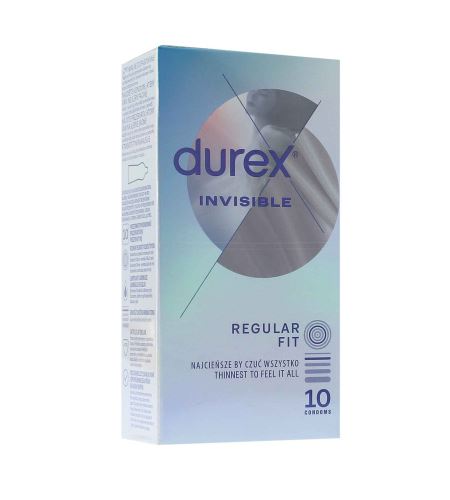 Durex Invisible Extra Thin Extra Sensitive презервативи 10 бр