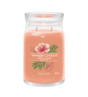 Yankee Candle Tropical Breeze голяма свещ с надпис 567 гр