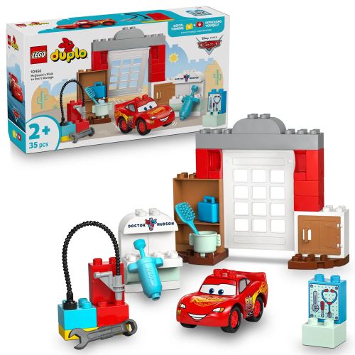 LEGO® DUPLO® ǀ Disney  10456 Посещението на Маккуин в гаража на Док