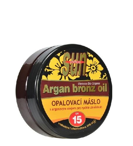 Vivaco SUN Argan Bronz Oil масло за тен с био арганово масло SPF 15 200 мл