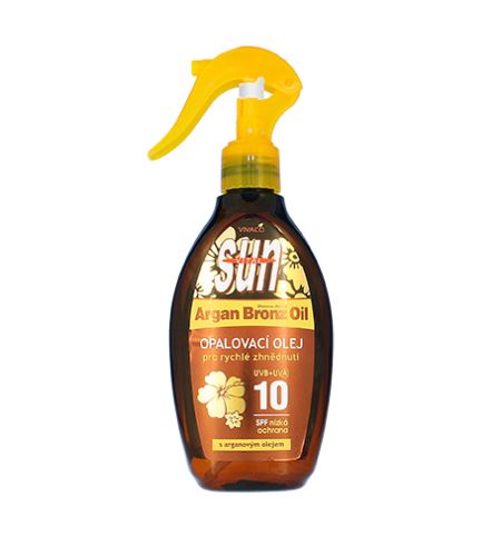 Vivaco SUN Argan Oil слънцезащитно масло с арганово масло SPF 10 200 мл