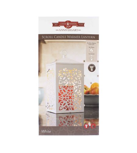 Candle Warmers Scroll нагревателна лампа за свещи bílá