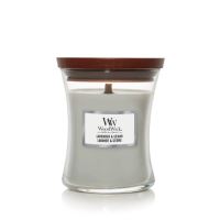 WoodWick Lavender &amp; Cedar ароматна свещ с дървен фитил 275 гр
