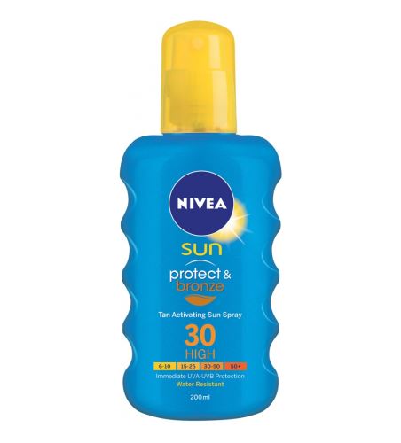 Nivea Sun Protect & Bronze Слънцезащитен спрей SPF 30 200 мл