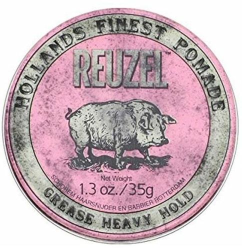 REUZEL Styling Pink Pomade Grease Heavy Hold помада за коса средна фиксация за мъже