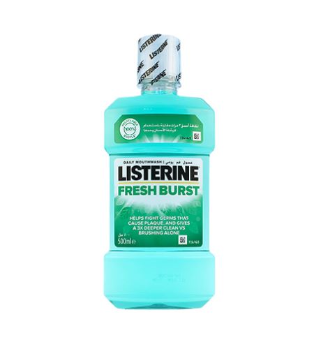 Listerine Fresh Burst вода за уста 500 мл