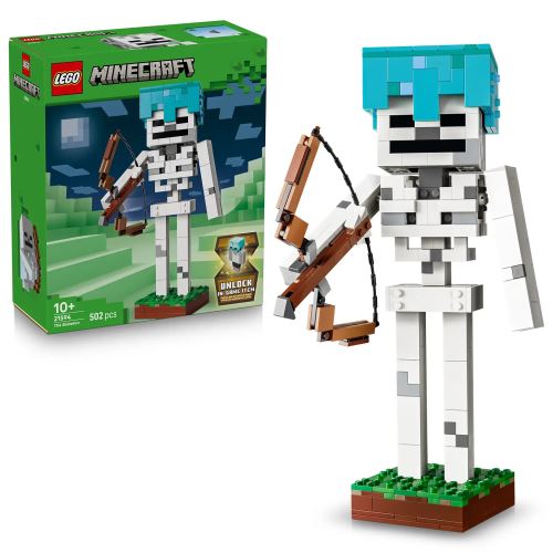 LEGO® Minecraft® Скелетът, геймърско украшение-играчка 21594