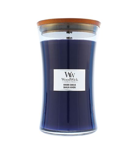 WoodWick Hinoki Dahlia ароматна свещ с дървен фитил 609 гр