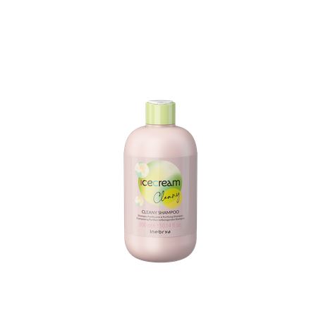 INEBRYA Ice Cream Cleany Cleany Shampoo почистващ шампоан, подходящ за чувствителна и опъната кожа