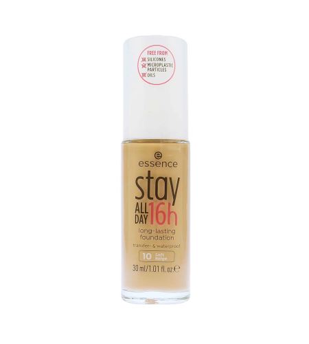 Essence Stay All Day 16h дълготраен фон дьо тен 30 мл 10 Soft Beige