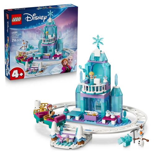 LEGO® │ Disney Princess 43281 Леденият замък на Елза и приключение със снежно влакче