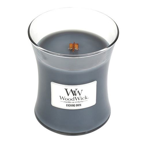 WoodWick Evening Onyx ароматна свещ с дървен фитил 275 гр