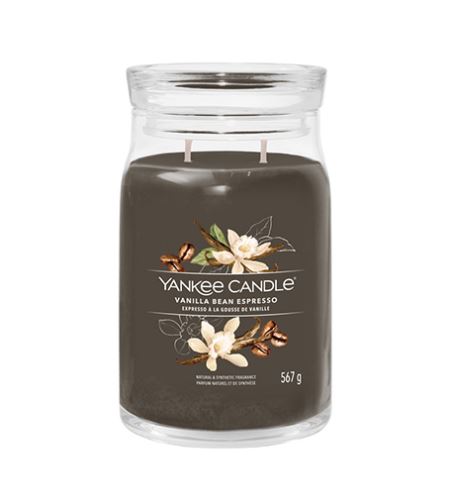 Yankee Candle Signature Vanilla Bean Espresso ароматна свещ 567 гр