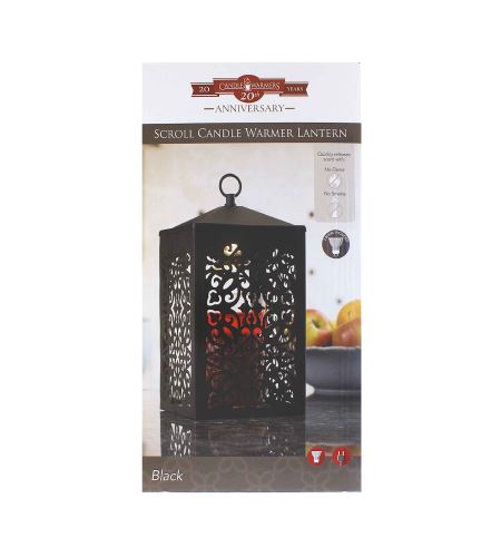 Candle Warmers Scroll нагревателна лампа за свещи černá