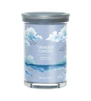 Yankee Candle Ocean Air голяма чаша с надпис 567 гр