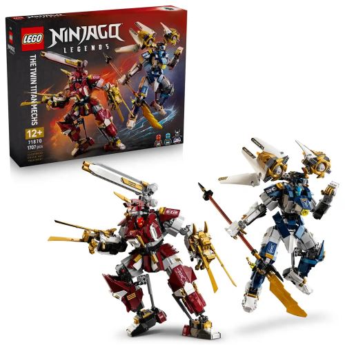 Екшън фигурки LEGO® NINJAGO® Близнаците роботи-титани 71870