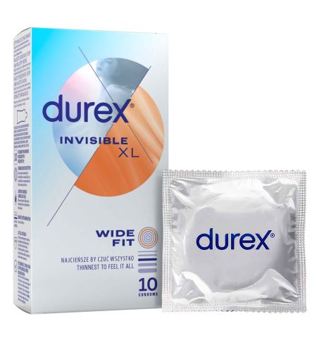 Durex Invisible XL презервативи 10 бр