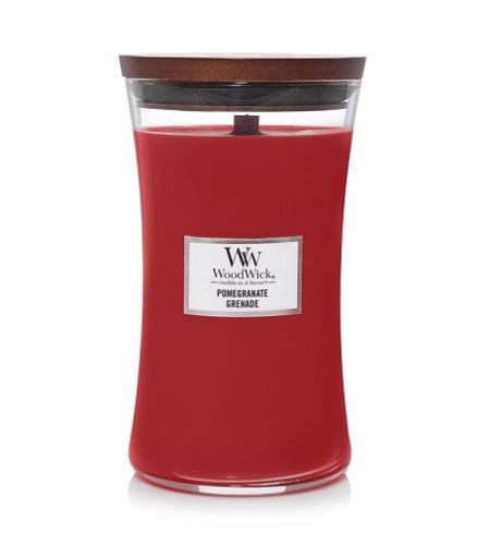 WoodWick Pomegranate ароматна свещ с дървен фитил 609,5 гр