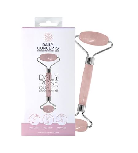 Daily Concepts Daily Rose Quartz Facial Roller ролка за масаж на лице