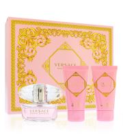 Versace Bright Crystal подаръчен комплект за жени тоалетна вода 50 ml + мляко за тяло 50 ml + душ гел 50 ml