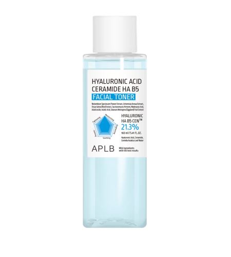 APLB Hyaluronic Acid Ceramide Ha B5 Facial Toner хидратиращо-подхранващ тоник 160 мл