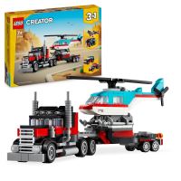 LEGO® Creator 3 v 1 31146 Камион с платформа и хеликоптер LEGO® Creator 3 v 1 31146 Камион с платформа и хеликоптер