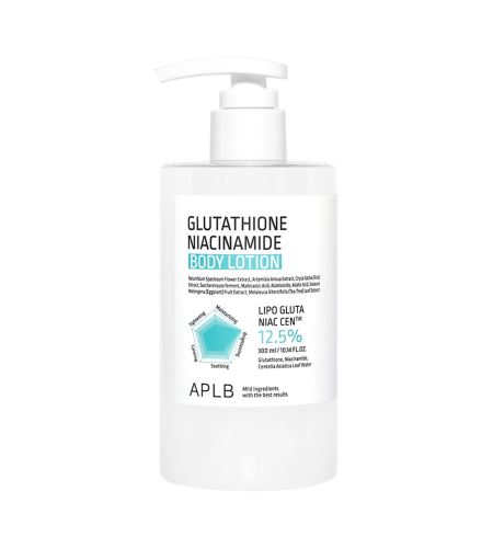 APLB Glutathione Niacinamide Body Lotion хидратиращо и освежаващо мляко за тяло 300 мл