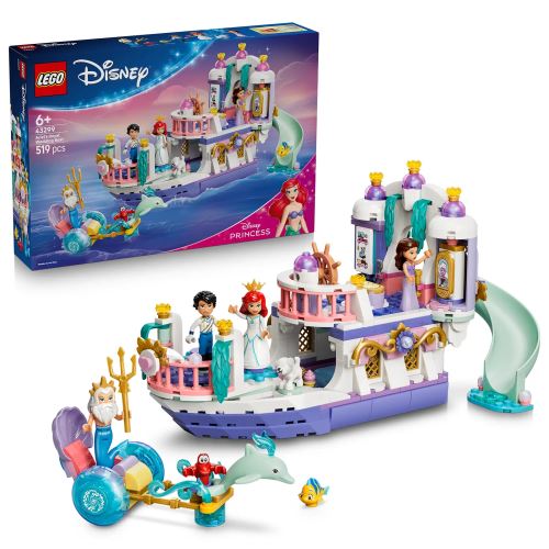 LEGO® ǀ Disney Princess Лодка за кралската сватба на Ариел 43299
