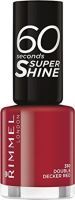 Rimmel 60 Seconds лак за нокти за жени 8 мл 310 Double Decker Red