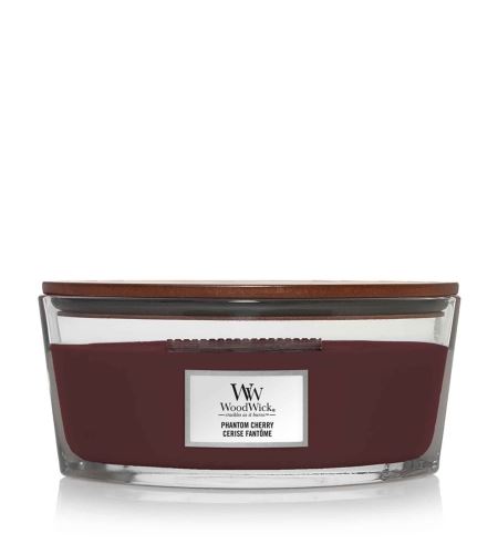 Woodwick Phantom Cherry ароматна свещ с дървен фитил 453,6 гр