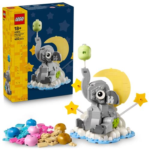 LEGO® Слонче в небето, подарък за показване за млади родители 40814
