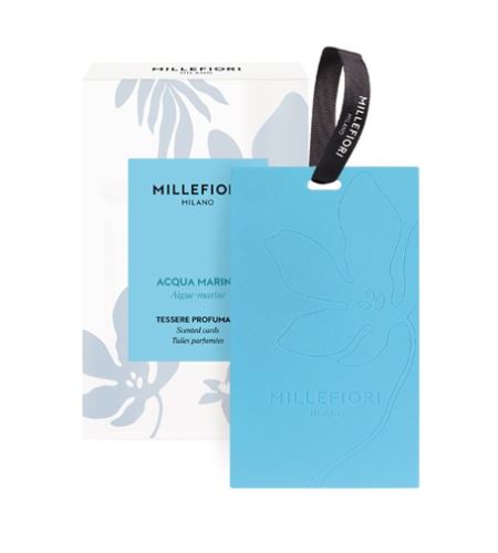 Millefiori Acqua Marina ароматична карта 3 бр