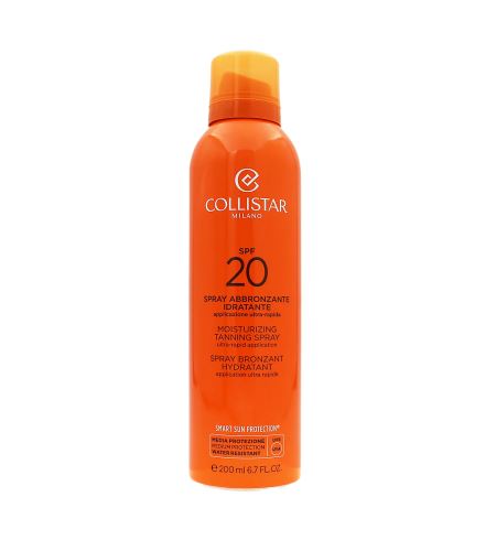 Collistar Moisturizing Tanning Spray слънцезащитен спрей SPF 20 200 мл
