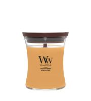 WoodWick Golden Bourbon ароматна свещ с дървен фитил 275 гр