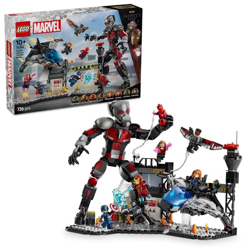 LEGO® Marvel 76314 Екшън битка от Първият отмъстител: Войната на героите