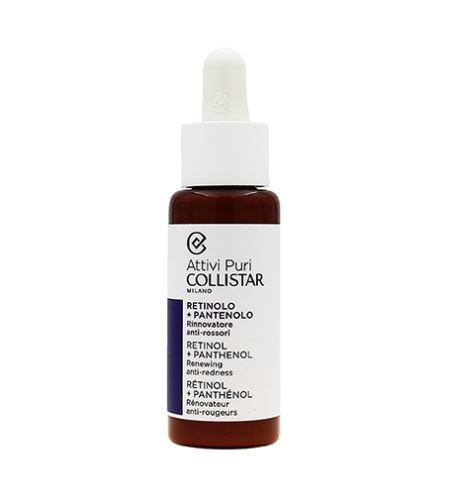 Collistar Attivi Puri Retinol + Panthenol антибръчков ретинолов серум с пантенол 30 мл