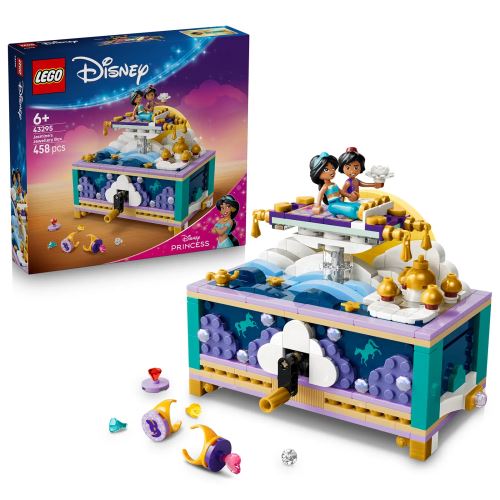 LEGO® ǀ Disney Princess Кутията за бижута на Ясмин, играчка за построяване 43295