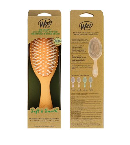 Wet Brush Go Green Treatment & Shine Brush Четка за коса