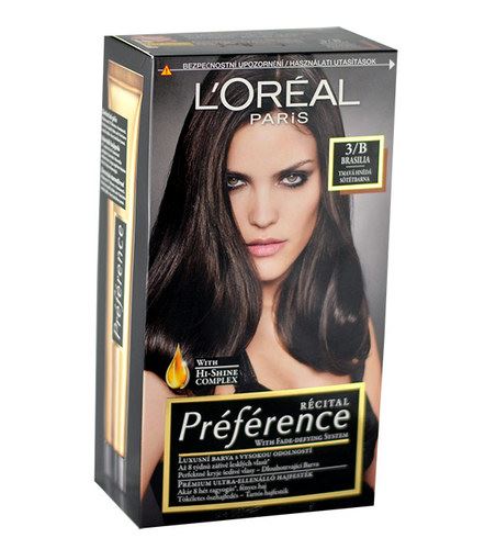 L'Oréal Paris Préférence Récital боя за коса 3-B Brasilia