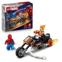 LEGO® ǀ Marvel 76335 Спайдърмен срещу Призрачен ездач с мотоциклет