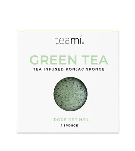 Teami Green Tea Tea Infused Konjac Sponge Почистващи гъбички на лице