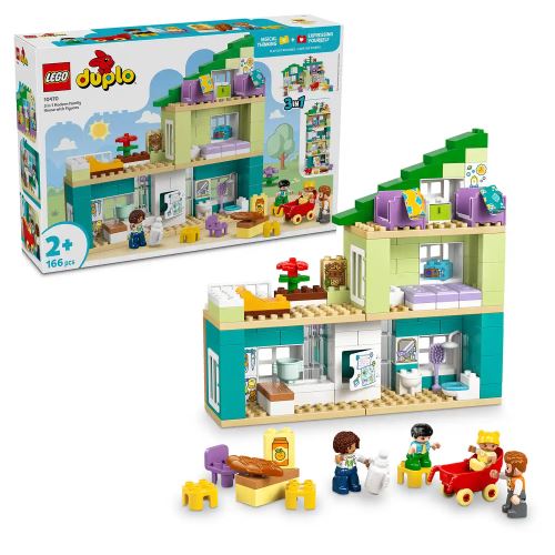LEGO® DUPLO® 10470 Модерна семейна къща „3 в 1“ с фигури